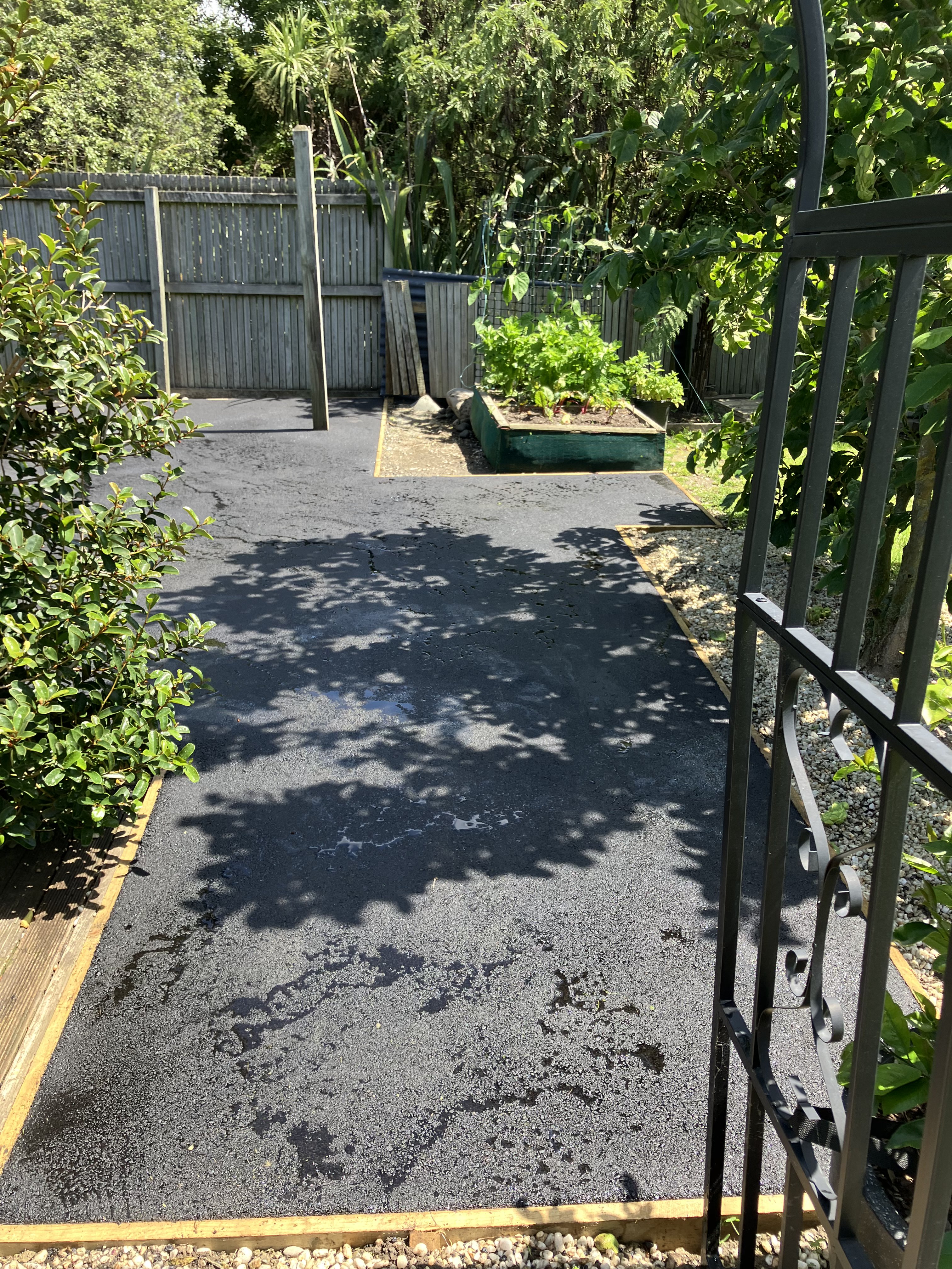 Outdoor area after